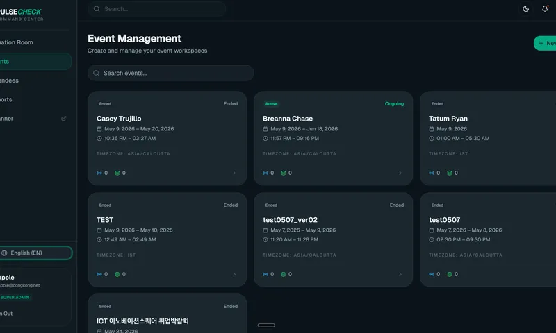 CheckinPulse offline PWA queue state displaying unsynced registration tokens.